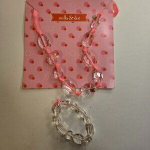 Stella & Dot Girls Izzie Bracelet and Necklace Set